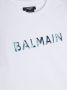 Balmain Kids T-shirt met logoprint Wit - Thumbnail 3