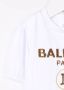 Balmain Kids T-shirt met logoprint Wit - Thumbnail 3