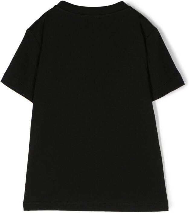 Balmain Kids T-shirt met logoprint Zwart