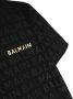 Balmain Kids T-shirt met logoprint Zwart - Thumbnail 3