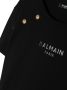 Balmain Kids T-shirt met logoprint Zwart - Thumbnail 3