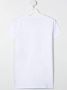 Balmain Kids T-shirt met logostreep Wit - Thumbnail 2