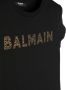 Balmain Kids T-shirt verfraaid met kristallen Zwart - Thumbnail 3