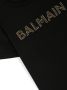 Balmain Kids T-shirt verfraaid met studs Zwart - Thumbnail 3