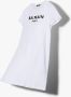 Balmain Kids T-shirtjurk met logoprint Wit - Thumbnail 4