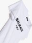 Balmain Kids T-shirtjurk met logoprint Wit - Thumbnail 5