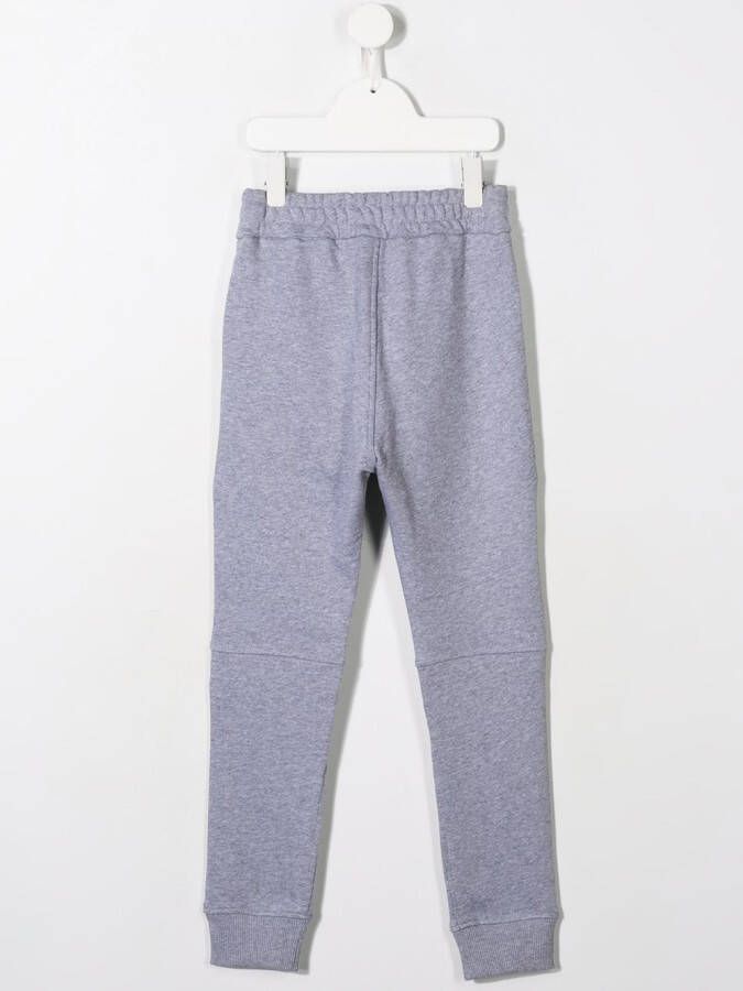 Balmain Kids Trainingsbroek met gestikt vlak Grijs
