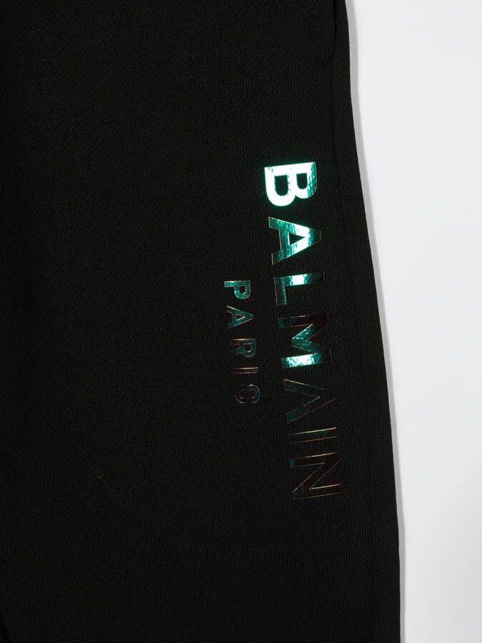 Balmain Kids Trainingsbroek met logoprint Zwart