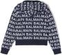 Balmain Kids Trui met logoprint Blauw - Thumbnail 2