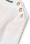Balmain Kids Wollen T-shirt Wit - Thumbnail 3