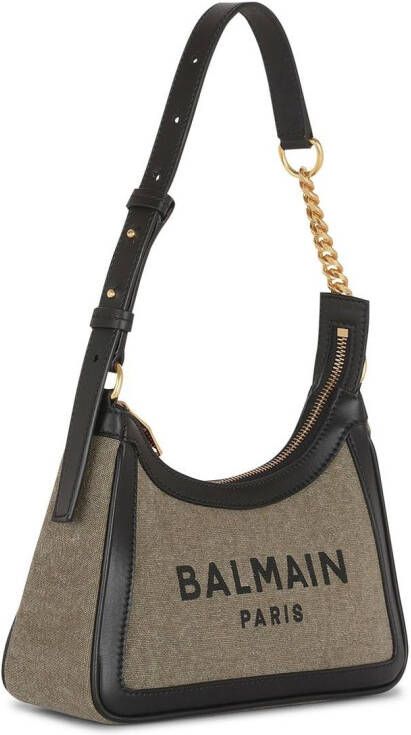 Balmain Kleine schoudertas Grijs