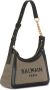 Balmain Crossbody bags B-Army Logo Shoulder Bag Canvas in dark green - Thumbnail 4