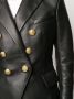 Balmain Leren jack Zwart - Thumbnail 5