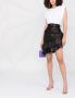 Balmain Leren mini-rok Zwart - Thumbnail 2