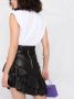 Balmain Leren mini-rok Zwart - Thumbnail 3