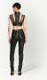 Balmain Leren top Zwart - Thumbnail 4