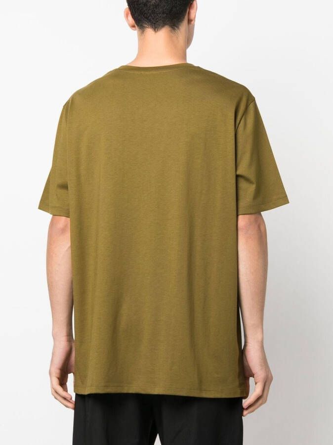 Balmain T-shirt met logodetail Groen