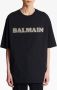 Balmain T-shirt met geborduurd logo Zwart - Thumbnail 5