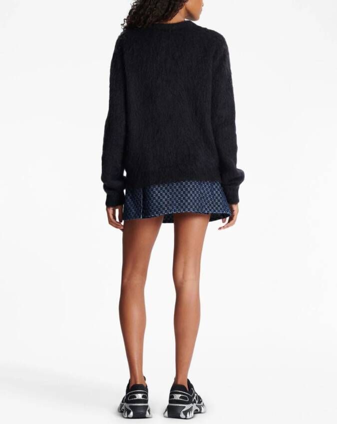 Balmain Trui met logo-jacquard Zwart