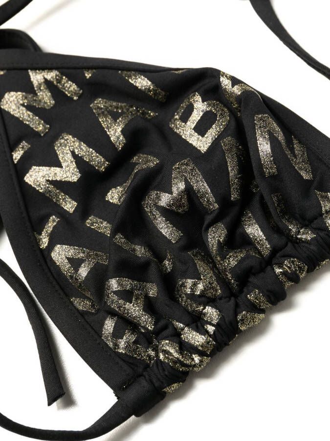 Balmain Bikini met logoprint Zwart