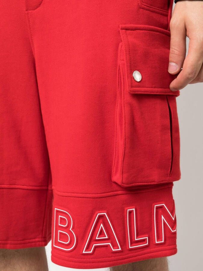 Balmain Cargo shorts Rood