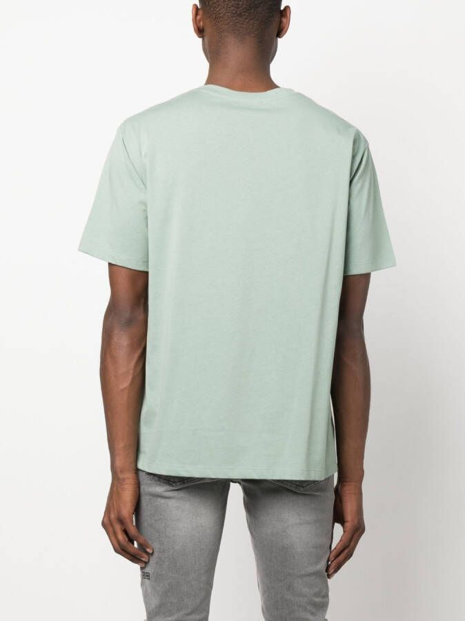 Balmain T-shirt met logoprint Groen