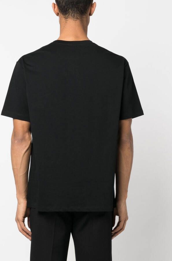 Balmain T-shirt met logoprint Zwart