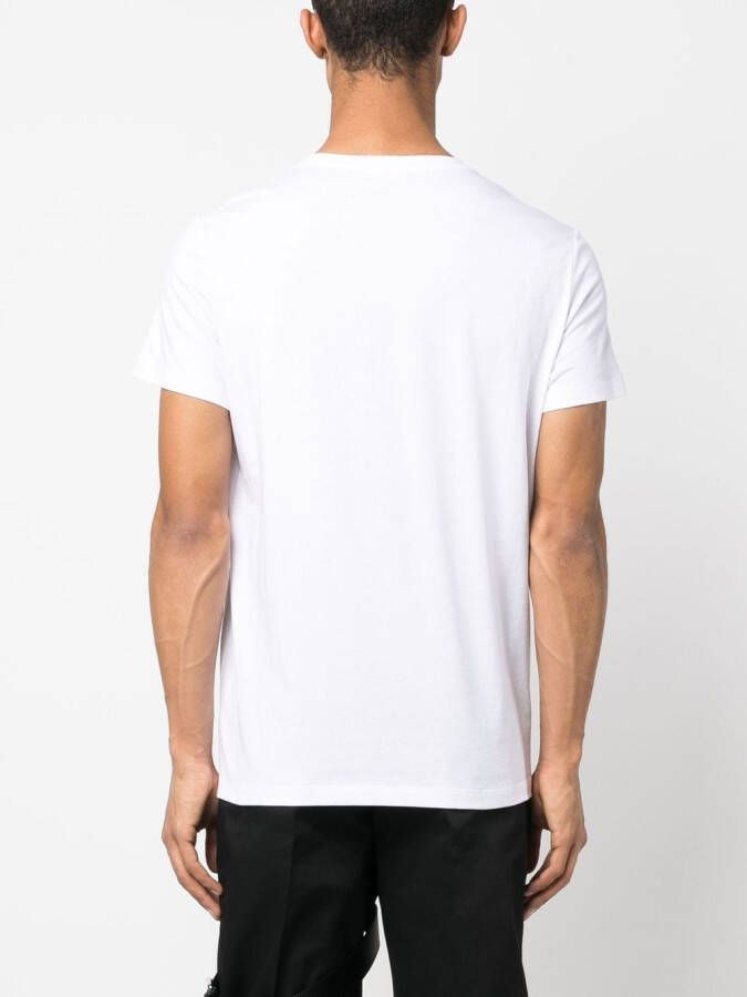 Balmain T-shirt met logoprint Wit