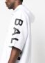 Balmain Sweatshirts Oversized ecodesigned katoenen hoodie met logoprint White Green Heren - Thumbnail 12