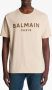 Balmain Ivory Ribgebreide Crewneck T-shirts en Polos Beige Heren - Thumbnail 7