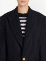 Balmain Mantel met enkele rij knopen Zwart - Thumbnail 5