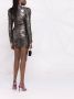Balmain Metallic mini-jurk Zilver - Thumbnail 4