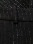 Balmain striped wool-blend flared trousers Zwart - Thumbnail 5