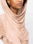 Balmain Midi-jurk met capuchon Beige - Thumbnail 3
