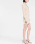 Balmain Mini-jurk met jacquard Beige - Thumbnail 4
