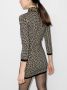 Balmain Mini-jurk met jacquard Zwart - Thumbnail 3