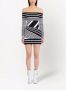 Balmain Mini-jurk met jacquard Zwart - Thumbnail 3