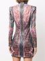 Balmain Mini-jurk met pailletten Blauw - Thumbnail 3