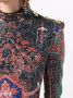 Balmain Mini-jurk met pailletten Blauw - Thumbnail 4