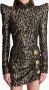 Balmain Mini-jurk met pailletten Zwart - Thumbnail 6