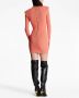 Balmain Mini-jurk met V-hals Roze - Thumbnail 4