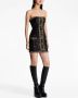 Balmain Mini-jurk verfraaid met pailletten Zwart - Thumbnail 3