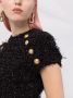 Balmain Mini-jurk verfraaid met pailletten Zwart - Thumbnail 3