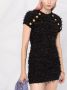 Balmain Mini-jurk verfraaid met pailletten Zwart - Thumbnail 5