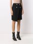 Balmain Mini-rok met knopen Zwart - Thumbnail 3