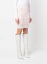 Balmain Mini-rok met pied-de-poule print Roze - Thumbnail 3