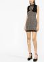 Balmain Mini-jurk met jacquard Beige - Thumbnail 3