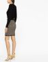 Balmain Mini-rok met jacquard Zwart - Thumbnail 3