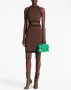 Balmain Mini-rok met jacquard Bruin - Thumbnail 2