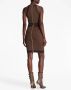 Balmain Mini-rok met jacquard Bruin - Thumbnail 4